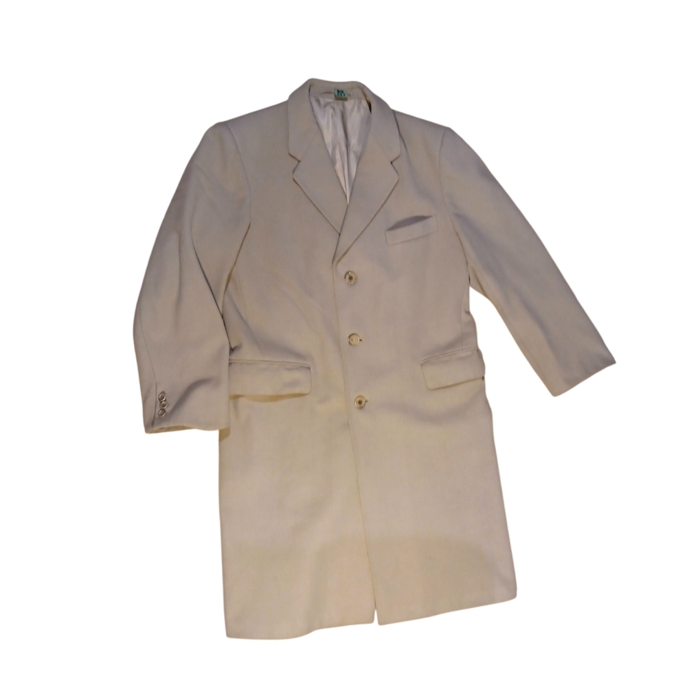 Stafford Tan Long Coat Size 40